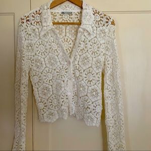 Zara Crop Crochet Top
